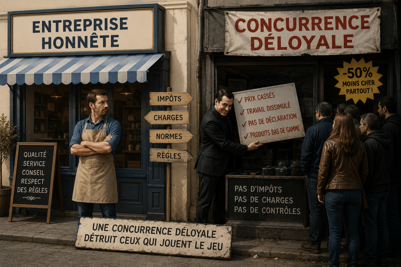 Concurrence déloyale : un risque majeur pour les entreprises