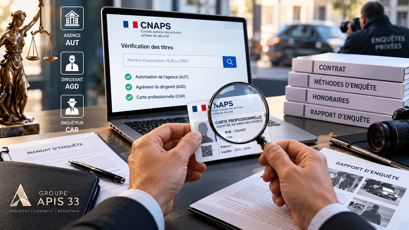 Comment reconnaître un détective privé agréé CNAPS